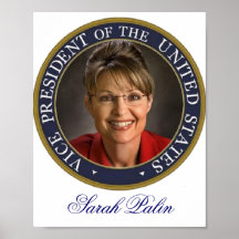 Vice-presidente Sarah Palin Posteres