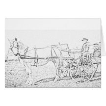 Vida da fazenda cartoes