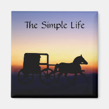 Vida lisa e simples de Amish Ima De Geladeira
