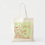 Videiras do primavera & o bolsa Monogrammed verde 