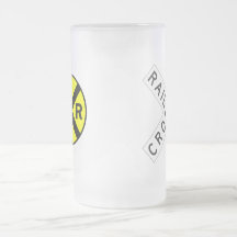 Vidro da caneca de cerveja da estrada de ferro