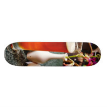 Vidro de cerveja skates personalizados