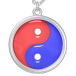Vidro de Yin e de Yang Pingente