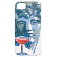 Vidro grego da estátua e de vinho capas iPhone 5