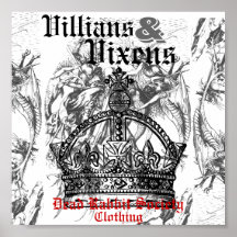 Villians & Vixens Posteres
