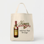 Vinho do feriado da VENDA Bolsas Para Compras