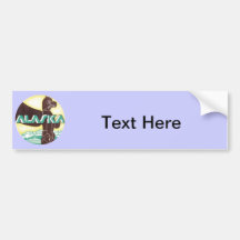 Vintage Alaska Adesivos