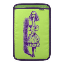 Vintage Alice no país das maravilhas Bolsa De MacBook