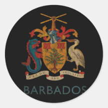 Vintage Barbados Adesivos