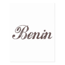 Vintage Benin Cartões Postais