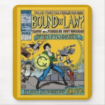 Vintage cómico mousepad