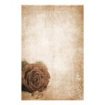 Vintage cor-de-rosa Wedding papel de carta
