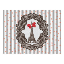 Vintage de Paris Cartão Postal