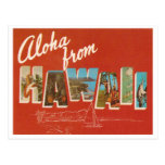 Vintage Havaí Cartao Postal