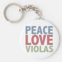 Violas do amor da paz chaveiro