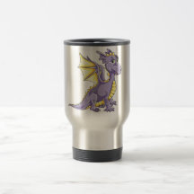 Violeta do dragão caneca