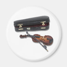 ViolinAndCase081210 Imã De Geladeira