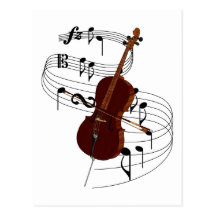 Violoncelo Cartões Postais