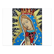 Virgin de Guadalupe Cartão Postal