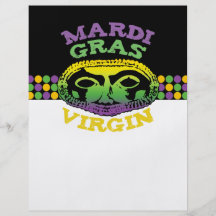 Virgin do carnaval panfleto personalizado