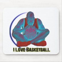 Visão da corte de ILoveBasketball Mouse Pads