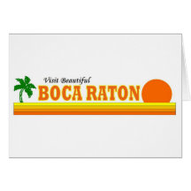 Visita Boca Raton bonito Cartões