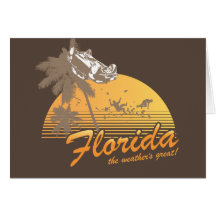 Visite Florida, o excelente do tempo - furacão Cartao