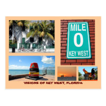 Visões de Key West, Florida Cartão Postal