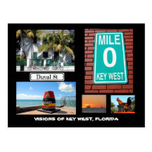 Visões de Key West, Florida Cartao Postal