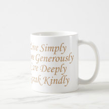 Vive simplesmente o amarelo caneca