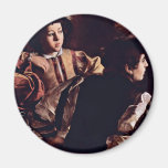 Vocação de St Matthew, detalhe por Michelangelo Imã De Geladeira