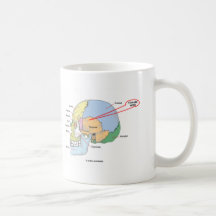 Você está aqui (a região temporal do cérebro anatô caneca