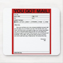 Você obteve o correio! mousepad