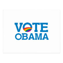 VOTO OBAMA CARTOES POSTAIS