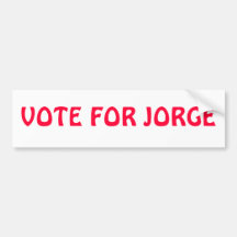 VOTO PARA JORGE ADESIVO