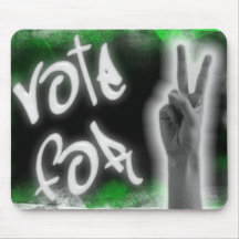 Voto para o tapete do rato da PAZ Mousepad