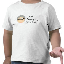 vovô, eu sou, vovô, favorito! t-shirt