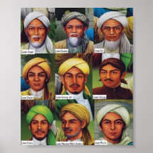 Wali Allah s.w.t. de Sunan Posters