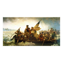 Washington que cruza o Delaware por Emanuel Leutze Cartão Com Fotos