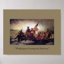 Washington que cruza o Delaware Posters