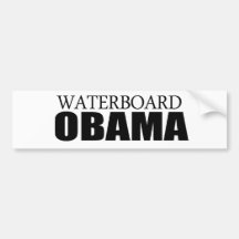 Waterboard Obama Adesivos