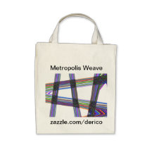 Weave da metrópole bolsa para compras