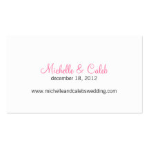Web site moderno do casamento da margarida cartoes de visita