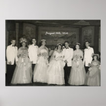 wedding 1954 pôsteres