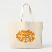 wedding anniversary bolsa de lona