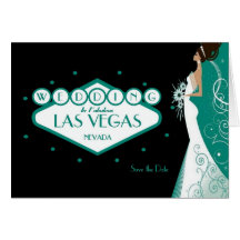 Wedding em Las Vegas fabuloso "economias cartão da