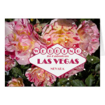 WEDDING em Las Vegas fabuloso floral Cartão