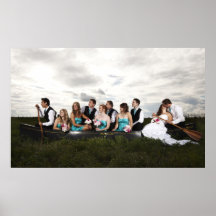 Wedding em uma canoa posters