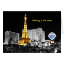 Wedding no cartão de Las Vegas