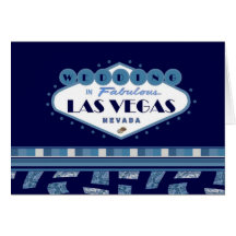 WEDDING no cartão de Las Vegas